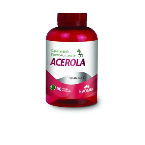 Suplemento De Vitamina C Acerola 500 Mg Evomel