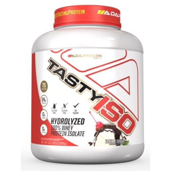 Tasty Iso Whey Vanilla Sundae (2.268G) Adaptogen Science