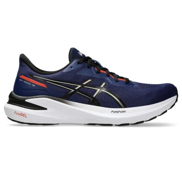 Tenis Asics GT 1000 13 Masculino Corrida Azul e Cinza Azul