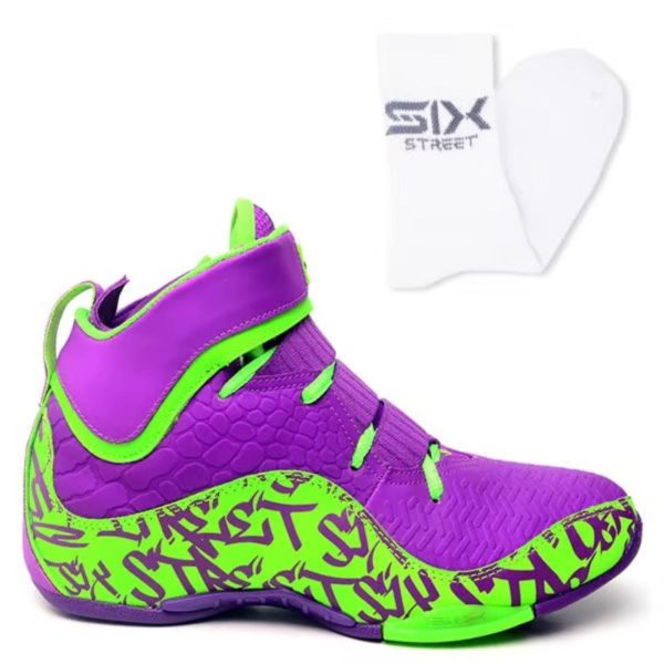 Tênis Esportivo Masculino Basquete Vôlei Six Street - Impact Roxo