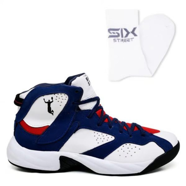 Tênis Masculino Adrenaline Basquete Cano Alto Six Street Azul