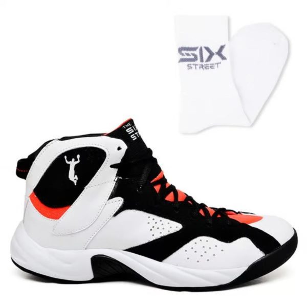 Tênis Masculino Adrenaline Basquete Cano Alto Six Street Branco