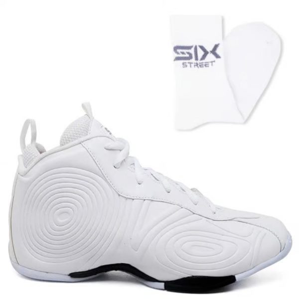 Tênis Masculino Esportivo Basquete Six Vision Simétrico Branco