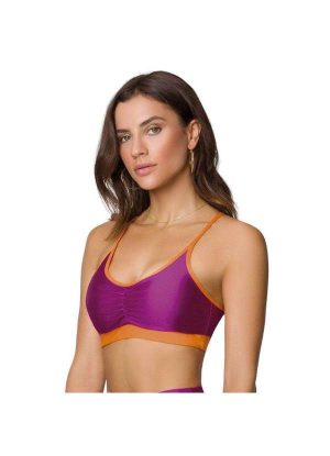 Top Selene Recostes com Bojo Feminino Roxo