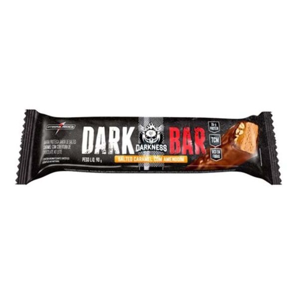 Whey Bar Darkness - 1 Unidade 90G Salted Caramel Com Amendoim - Integralmédica