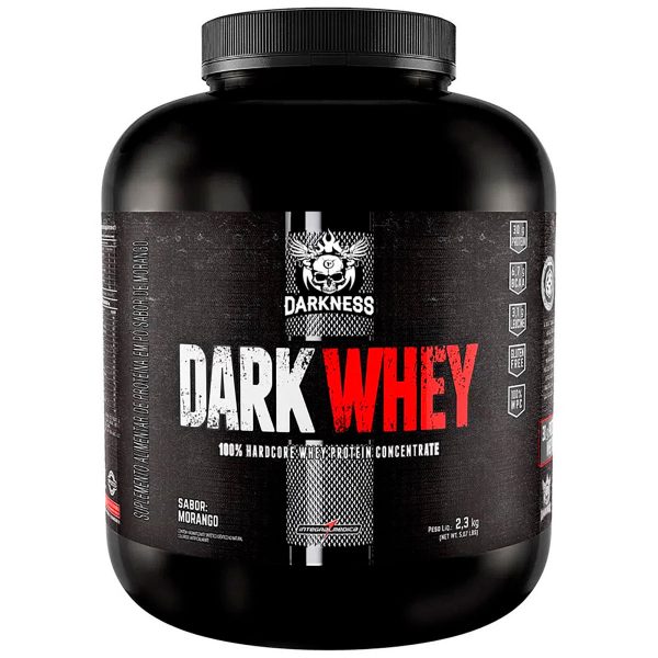 Whey Darkness 100% Concentrado Morango Integralmédica - 2,3Kg - Único