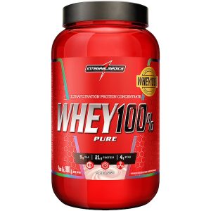 Whey Protein Integralmédica Morango Pure 100% - 900g