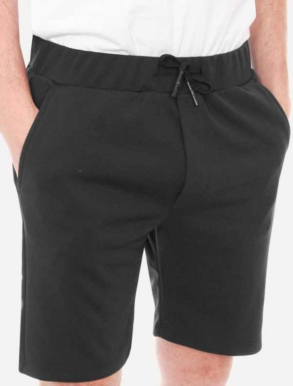 Bermuda Foxton Masculina Moletom Surf Casual Preta Incolor