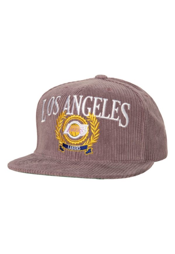 Boné Mitchell & Ness NBA Levelz Snapback HWC Los Angeles Lakers Roxo