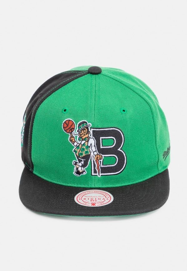 Boné Mitchell & Ness NBA Rear Script Deadstock Snapback Boston Celtics Verde