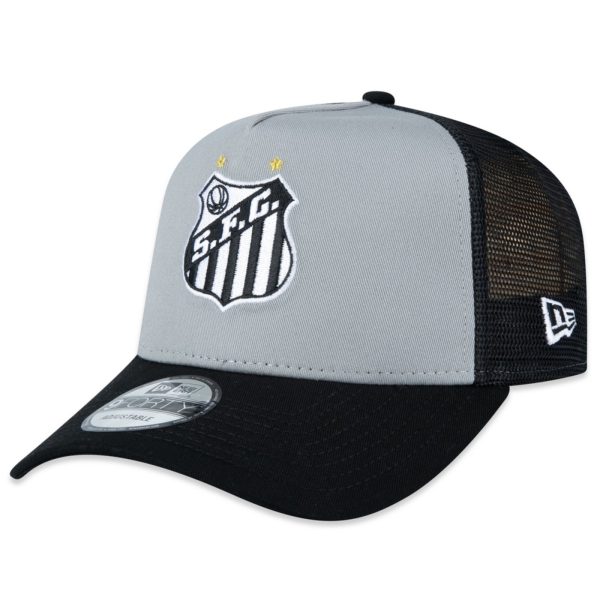 Boné New Era 9FORTY A-Frame Trucker Santos Futebol