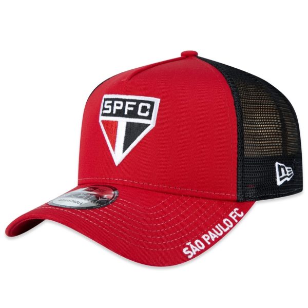 Boné New Era 9FORTY A-Frame Trucker São Paulo Futebol