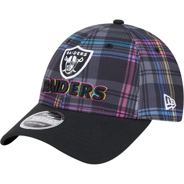 Boné New Era 9FORTY Stretch Snap Las Vegas Raiders NFL Crucial Catch 2024