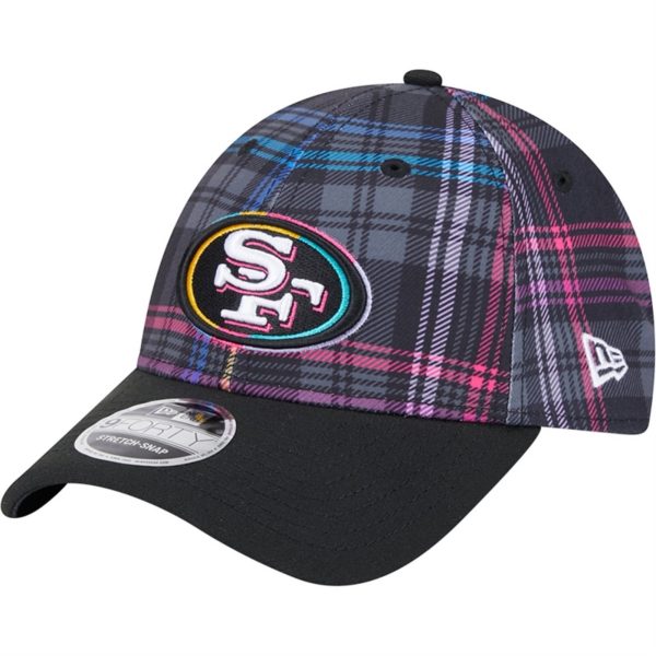 Boné New Era 9FORTY Stretch Snap San Francisco 49ers NFL Crucial Catch 2024