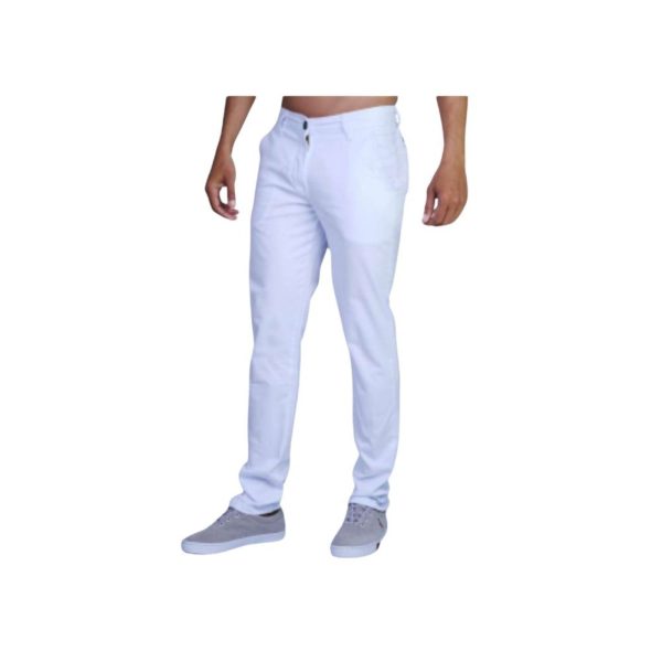 Calça Esporte Fino Ikaris Amil Brim Com Elastano Muito Top Branco 1788