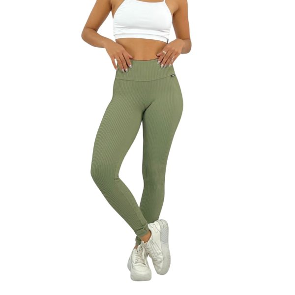 Calça Legging Fitness Canelada Insanity Feminina Slot Preto