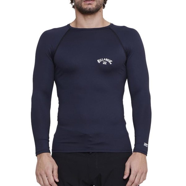 Camiseta Billabong Surf ML Small Arch SM25 Masculina Preto