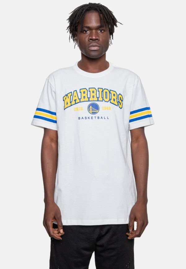 Camiseta NBA Estampada Golden State Warriors Off White