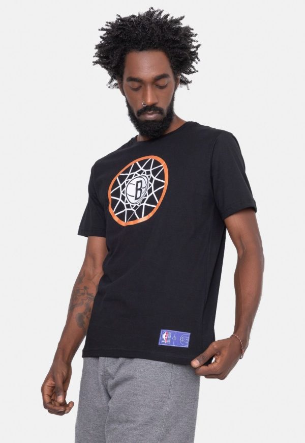 Camiseta NBA Hoop Mesh Brooklyn Nets Preta