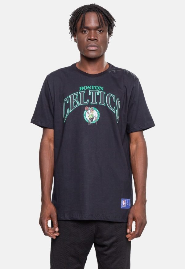 Camiseta NBA Masculina City Name Boston Celtics Preta