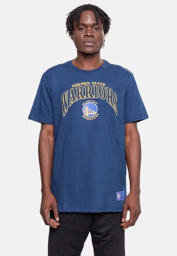 Camiseta NBA Masculina City Name Golden State Warriors Azul Marinho