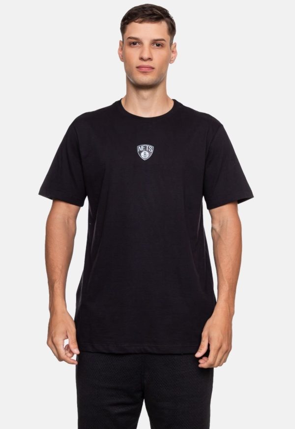 Camiseta NBA Masculina Just One Brooklyn Nets Preta