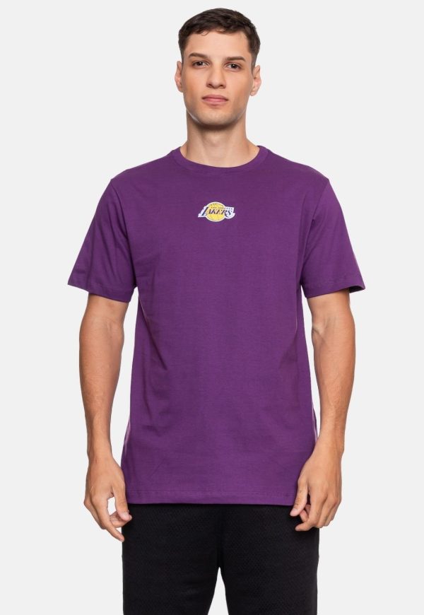 Camiseta NBA Masculina Just One Los Angeles Lakers Roxa Escuro