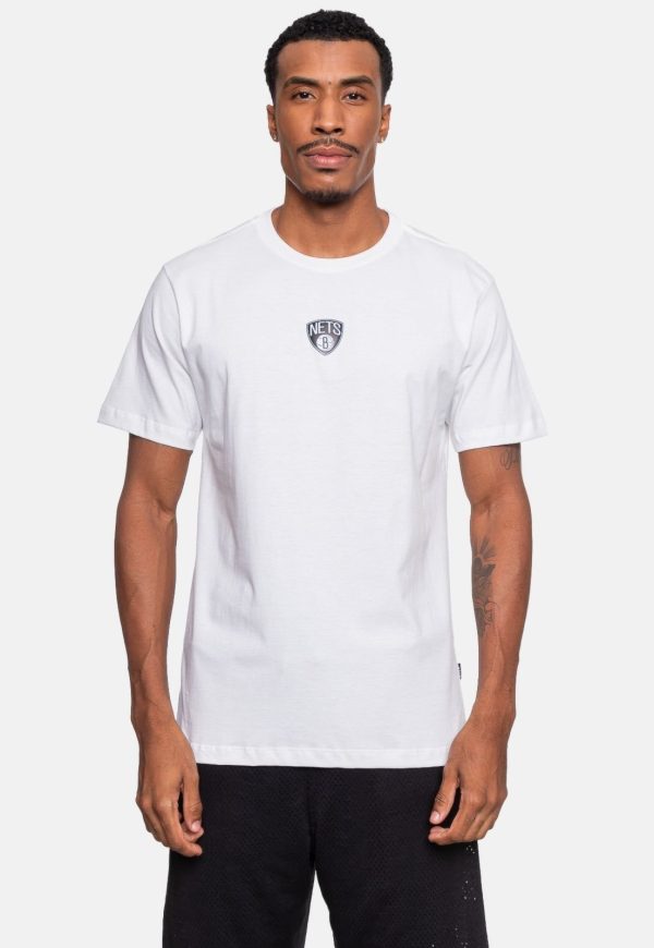 Camiseta NBA Masculina Just One Off White