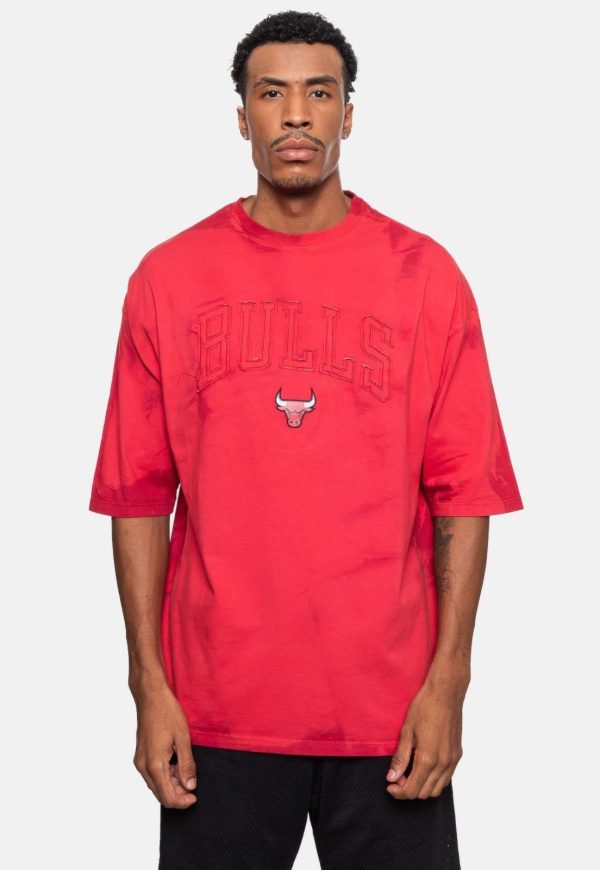 Camiseta NBA Oversize Chicago Bulls Vermelha