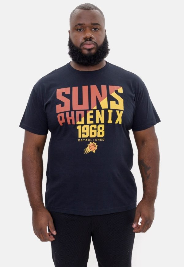 Camiseta NBA Plus Size SpotLight Phoenix Suns Preta