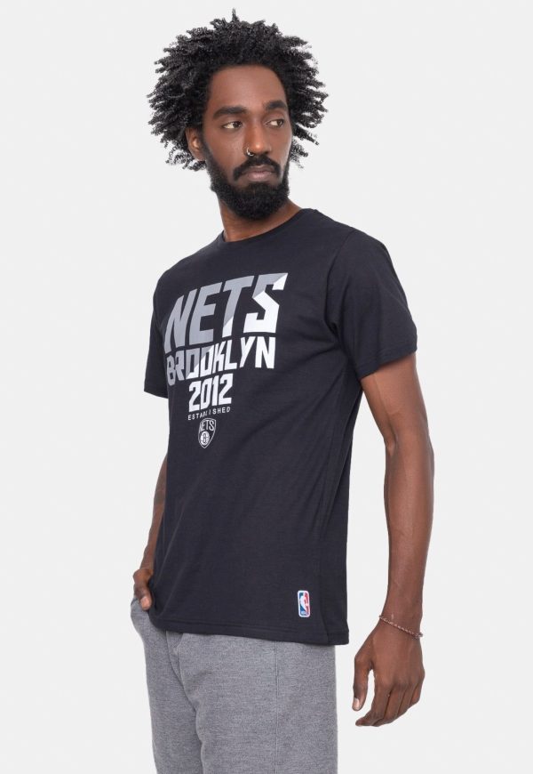 Camiseta NBA Spotlight Brooklyn Nets Preta