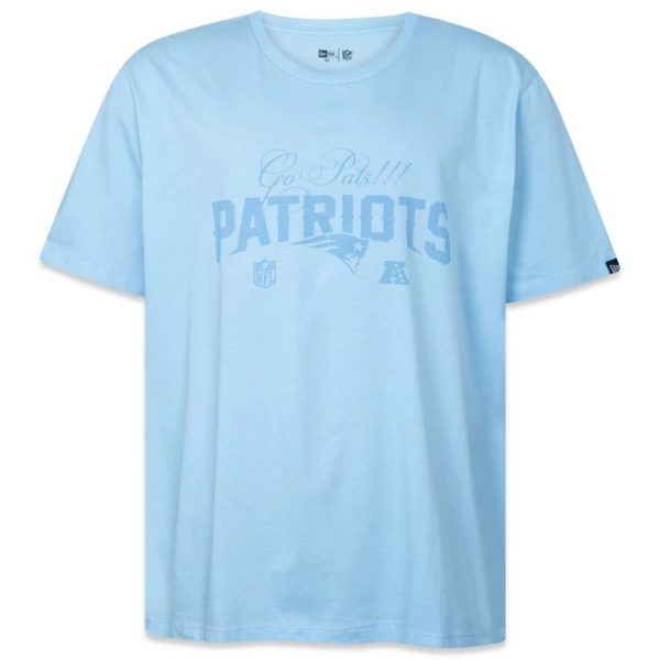 Camiseta New Era Plus Size Regular NFL New England Patriots