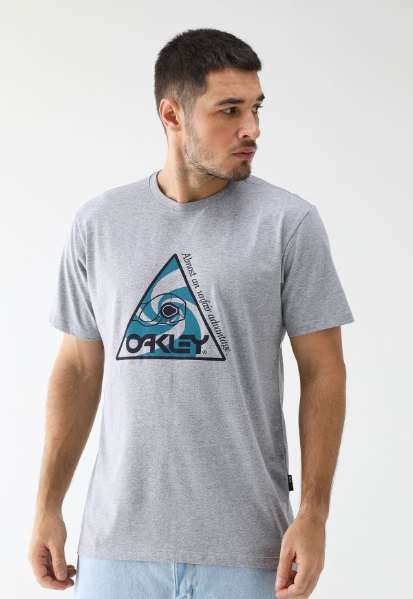 Camiseta Oakley Reta B1B Bike Grip Tee Cinza