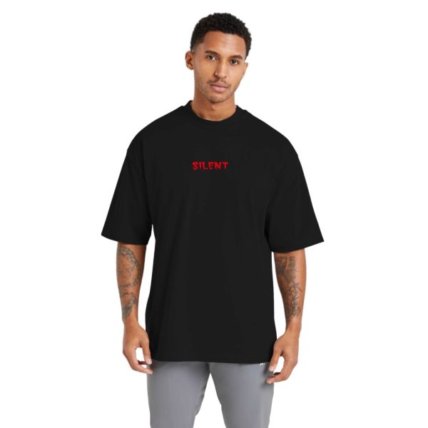 Camiseta Oversized Streetwear de Algodão Masculina Ideal para Academia e Esportes Coração