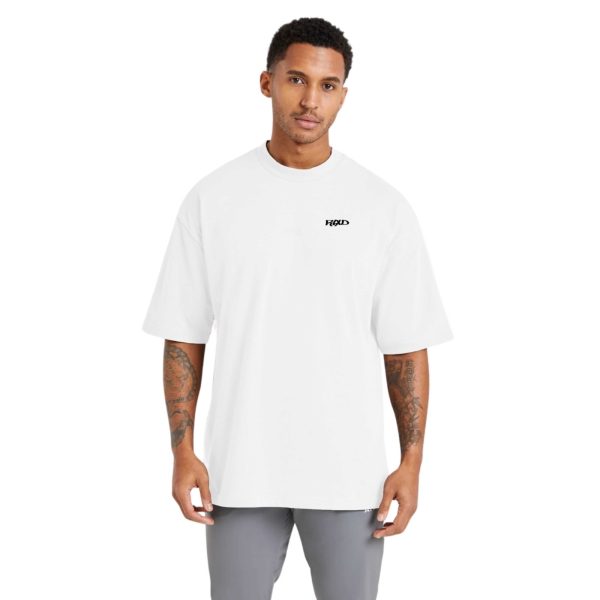 Camiseta Oversized Streetwear de Algodão Masculina Ideal para Academia e Esportes Mãos