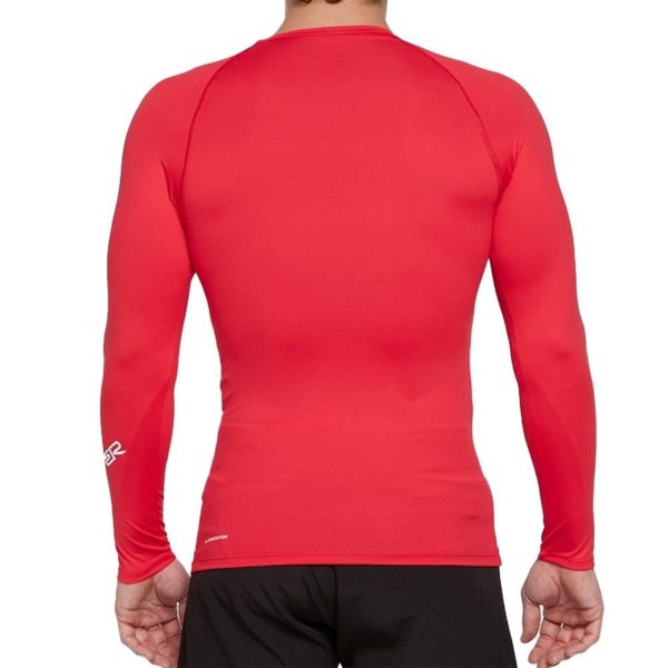 Camiseta Quiksilver Surf ML All Times S25 Masculina Vermelho