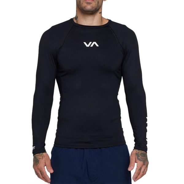 Camiseta RVCA Surf ML VA SM25 Masculina Preto