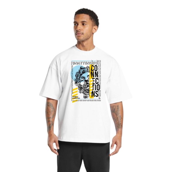 Camiseta de Algodão Masculina Oversized com Gola Redonda, Ideal para Academia e Esportes Streetwear