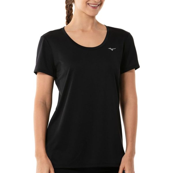 Camiseta de Corrida Feminina Mizuno Nirvana M Preto