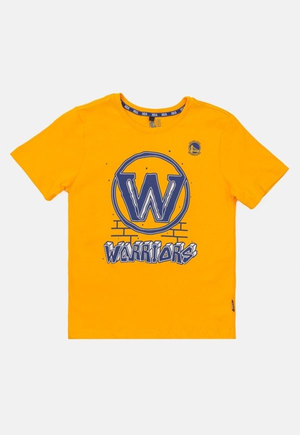 Infantil - Camiseta NBA Juvenil Top Scorer Golden State Warriors Amarela Cádmio