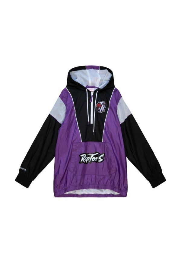 Jaqueta Mitchell & Ness Windbreaker NBA Highlight Reel Toronto Raptors Roxa