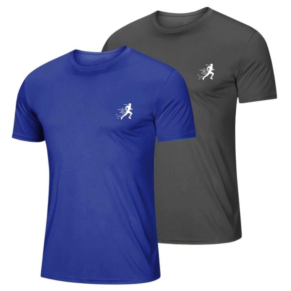 Kit 2 Camiseta Masculina Esportiva Dry Camisa Gola Redonda Corrida