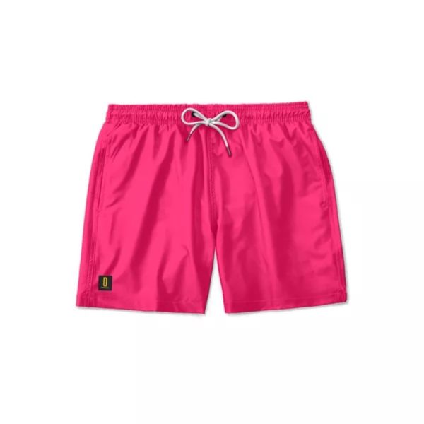 Short Masculino Moda Praia Mauricinho Bermuda Tactel Academia Corrida Rosa