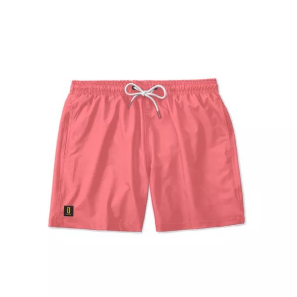 Short Masculino Moda Praia Mauricinho Bermuda Tactel Academia Corrida Salmão