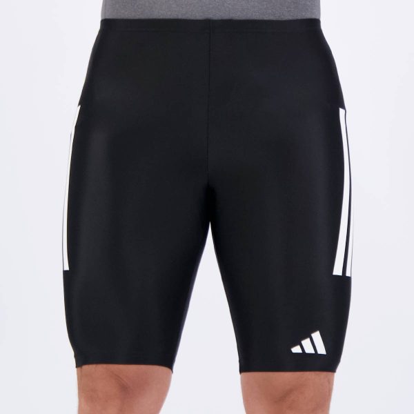 Shorts de Natação Adidas 3 Stripes BLD Preto