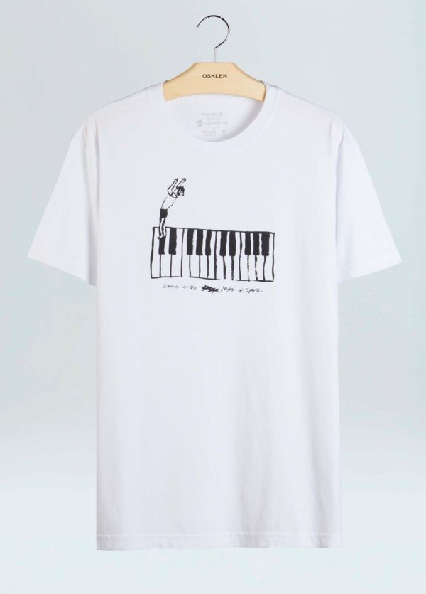 T-shirt vintage surf & jazz piano OSKLEN