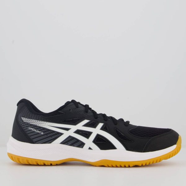 Tênis Asics Upcourt 6 Preto e Branco