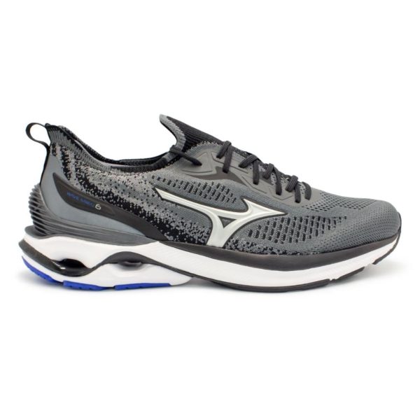 Tênis Mizuno Masculino Wave Mirai 6 Corrida Cinza