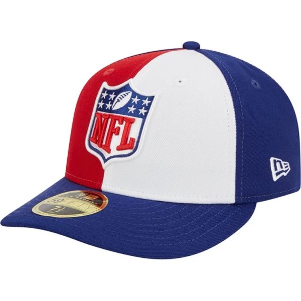 Boné New Era 59fifty Low Profile NFL Branco/Vermelho