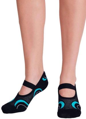 Sapatilha Antiderrapante Pilates Puket 8529 5204-199-Preto
